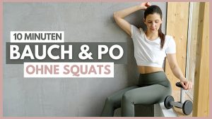 Booty + Abs - Bauch + Po Workout ohne Squats - kniefreundliches Beine Workout
